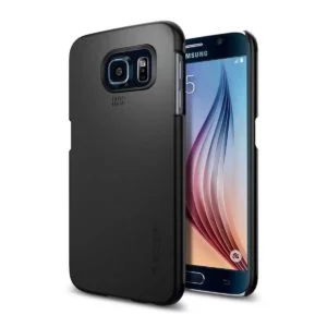 Outlet: Spigen Estuche Thin Fit para Galaxy S6 | Negro