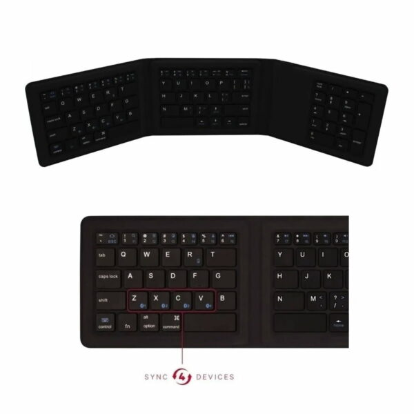 Kanex Teclado de viaje plegable con teclado numérico completo - Imagen 3