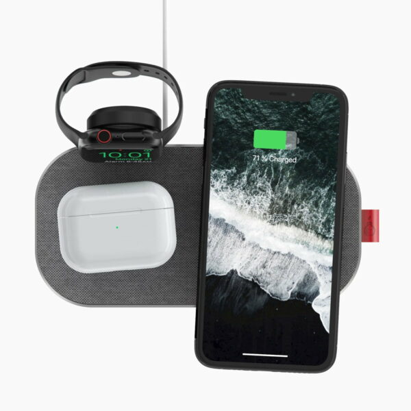 Base de Carga Inalámbrica SliceCharge 3 + Carga Apple Watch - Edición Hub