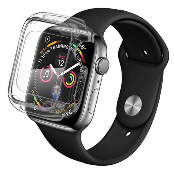 Qdos Estuche optiguard para Apple Watch 42/44/45mm | Transparente