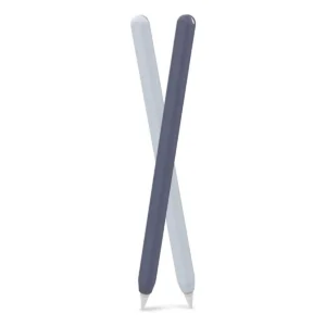 Ahastyle Funda silicona para Apple Pencil (2ª generación) | Medianoche/ Azul claro
