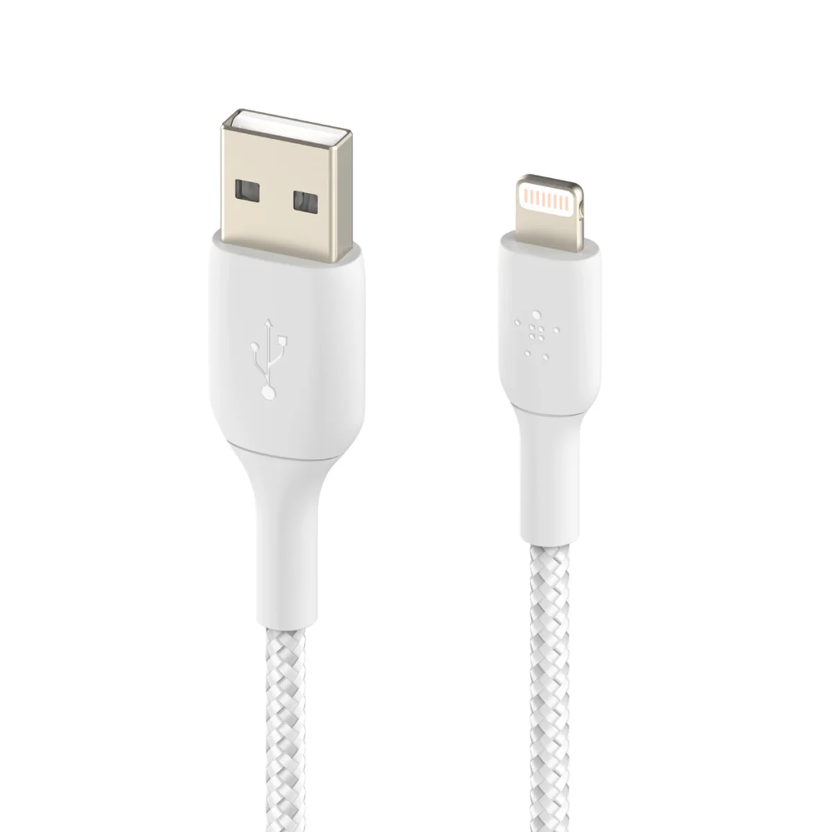 Cable Trenzado Belkin USB-A a Lightning 1m | Blanco - Imagen 2