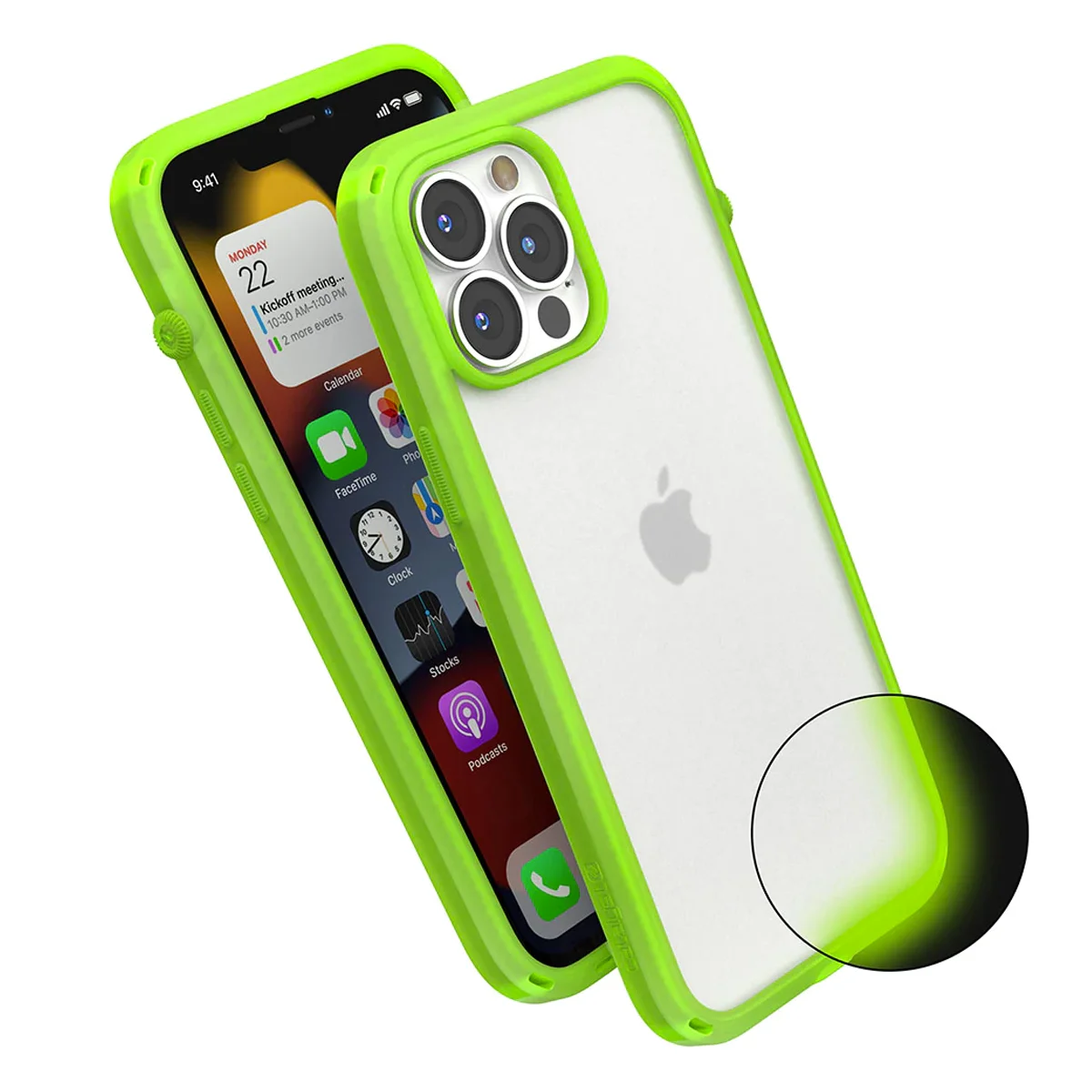 Estuche Catalyst influence para iPhone 13 Pro | Neón que brilla en la oscuridad