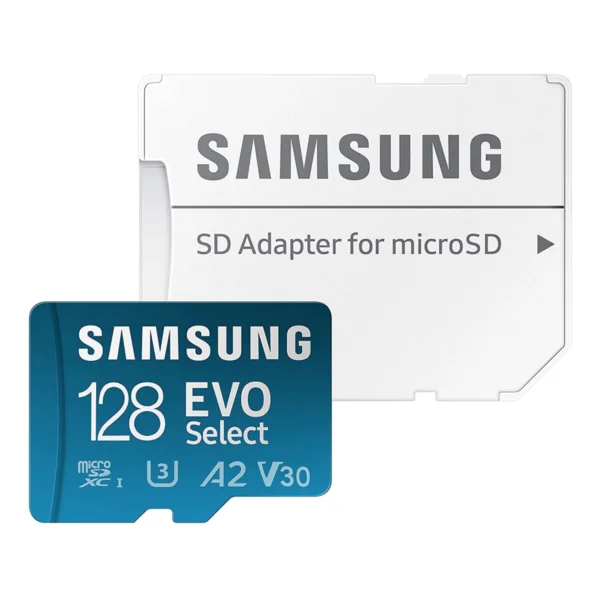 MicroSD Samsung de 128GB + adaptador microSD