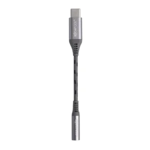Boompods Adaptador trenzado 3.5mm a USB-C | Grafito