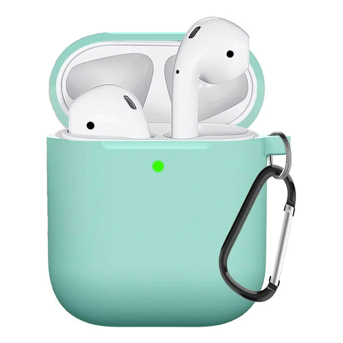 Funda Uso Rudo para Airpods Pro 2a Gen. y pluma limpiadora Verde