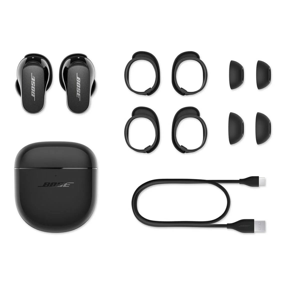  Bose QuietComfort - Auriculares inalámbricos con cancelación de  ruido, auriculares Bluetooth sobre la oreja con hasta 24 horas de duración  de la batería, color negro : Electrónica