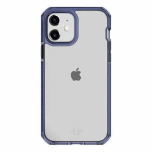 Itskins Estuche Hybrid Clear para iPhone 12 mini | Azul