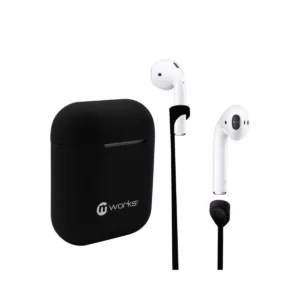 Estuche Airpods Skin + Straps Negro