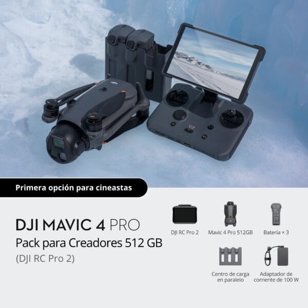 DJI Mavic 4 Pro 512GB Creator Combo (DJI RC Pro-2) - Imagen 2