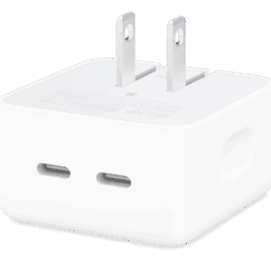 Adaptador de corriente Apple compacto de 35 W con dos puertos USB-C