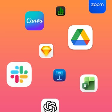 Aplicaciones de productividad para empresas en dispositivos Apple
