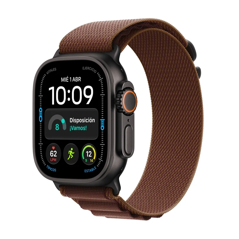 Apple Watch Ultra 4 Correa Alpine Borgoña - Negro