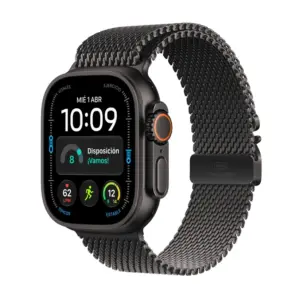Apple Watch Ultra 4 Correa estilo milanés - Negro